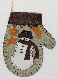 Wool Mitten Ornament