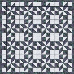 shooting star quilt-example