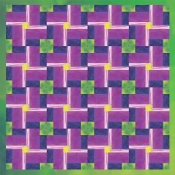 Spinning Flower block example quilt